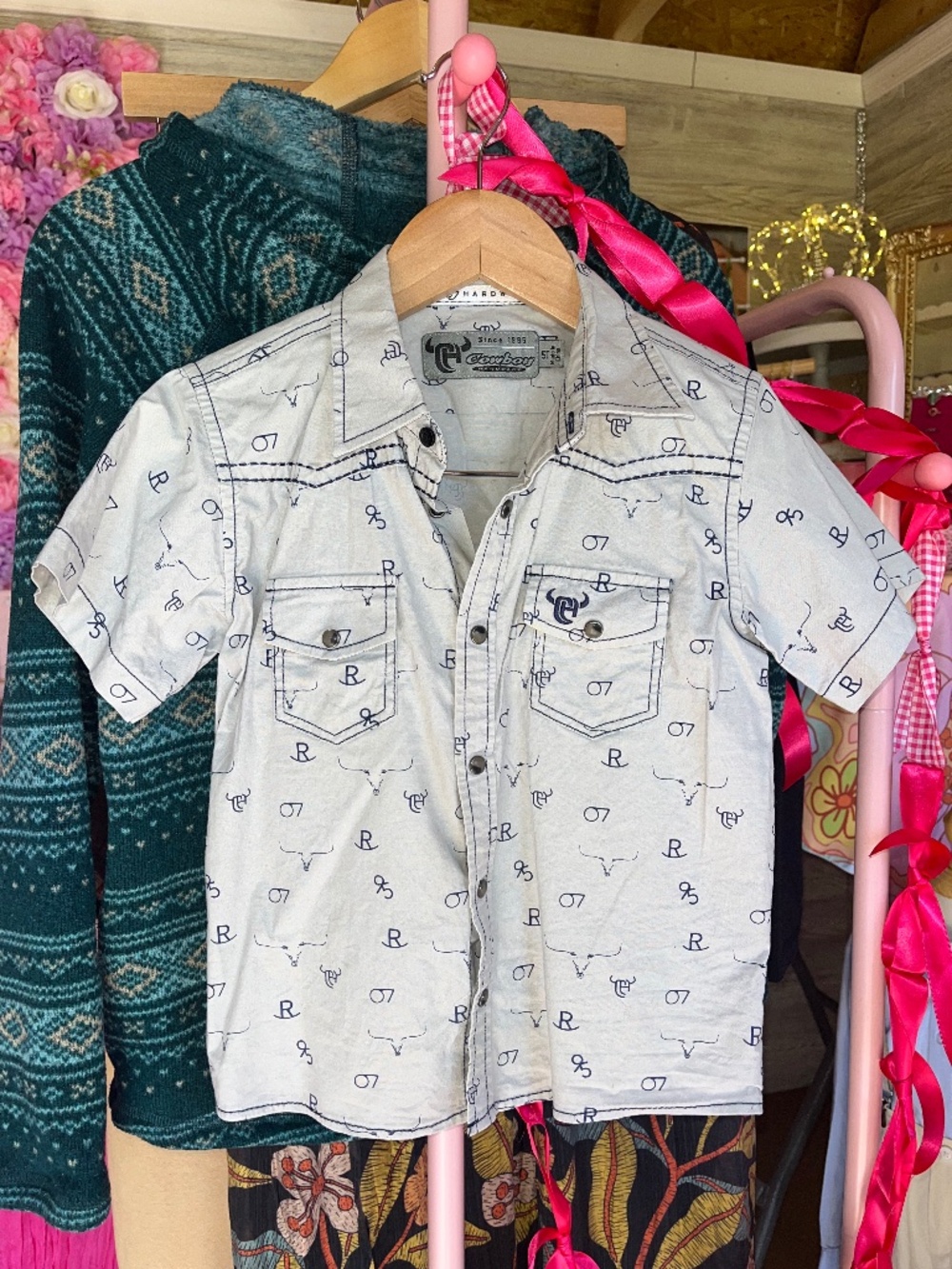 Cowboy Hardware Button Up